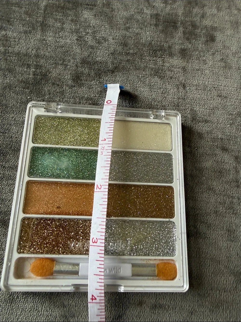 wet n wild Glitter Eyeshadow Palette — Green, Gold, Bronze, Silver